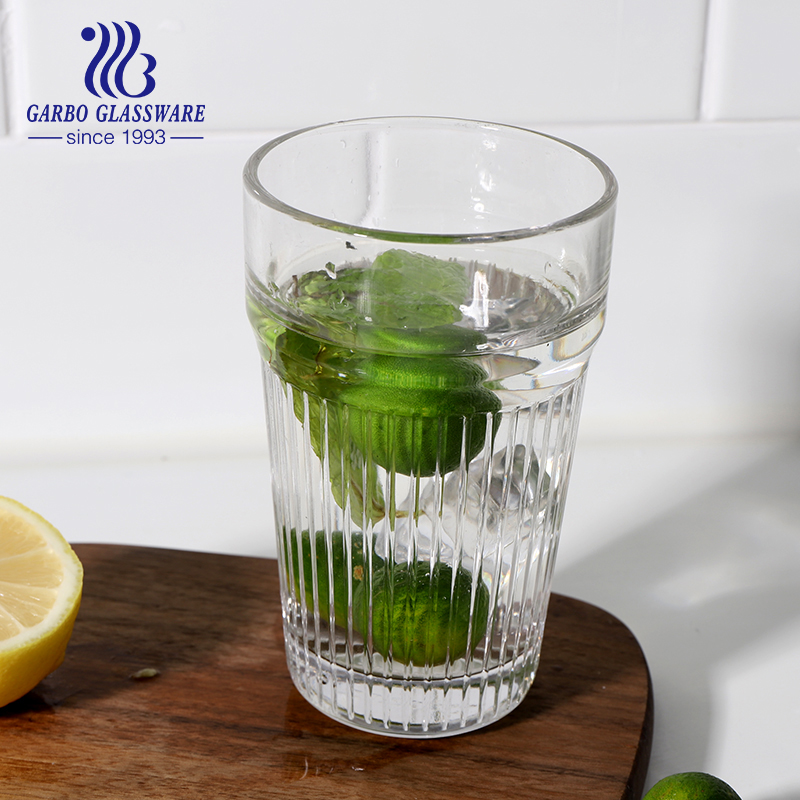 China factory 362 13OZ 363ML Wholesale OEM/ODM Water Juice Beer Wine Highball Tumblers Drinking Glass Cup Pressed Glasses