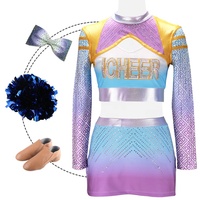 Veste et jupe de style mode All Star pour adultes pour pom-pom girls uniformes de pom-pom girl en gros acceptent la personnalisation