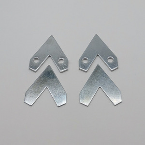 Aluminum Alloy Triangular Bracket 36mm 23mm Thick 2.0mm For Photo <b>Frame</b> Mirror <b>Mounting</b> Hardware Accessories - Product Image 2