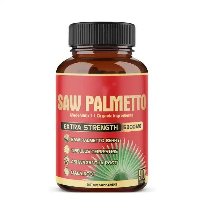 Bán buôn chất lượng OEM Saw Palmetto viên nang với Ashwagandha nghệ, Tribulus Trà xanh gừng và nhiều hơn nữa cho tự nhiên tuyến tiền liệt