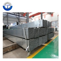 Profilé en acier doux au carbone Astm A500/en10219 Q235, section carrée creuse galvanisée, tuyau en fer