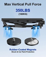 Soporte Magnético de Acero al Carbono para Starlink Mini, Kit de Soporte de Protección Universal de 360 Grados para Auto, Barco, Camión, Camping