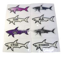 Autocollant décoratif en PVC imperméable imprimé UV, motif drapeau Paul Shark, dessin animé très populaire, pour tasses CP Jul Vrunk Marseille