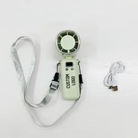 Mini ventilateur de poche en vrac pour l'extérieur, nouveau mini ventilateur portable pratique avec LED, ventilateur rechargeable personnalisé avec batterie, promotion