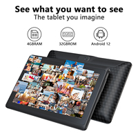 Tablette Android 7 pouces à bas prix, très vendue, Android 12.0, Quad Core Q8, 4 Go + 32 Go
