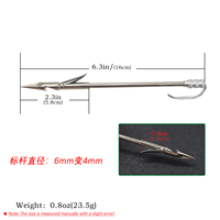 PIAOYU Flotteur de pêche Tri-Prism Knight, haute sensibilité, pour pêche longue distance, accessoire de pêche