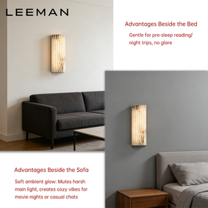 Lampes murales <span class=keywords><strong>LED</strong></span> élégantes en marbre cannelé, <span class=keywords><strong>design</strong></span> moderne, <span class=keywords><strong>applique</strong></span> <span class=keywords><strong>murale</strong></span> en albâtre pour salle de bain, chambre, entrée, <span class=keywords><strong>salon</strong></span> - Product Image 4
