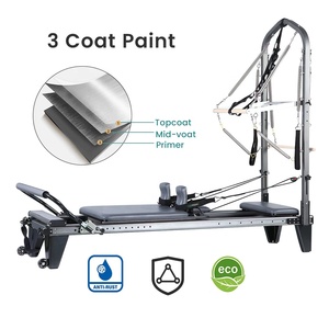 Reformer de <span class=keywords><strong>Pilates</strong></span> Profesional de Aluminio ONEMAX con Torre, Máquina de <span class=keywords><strong>Pilates</strong></span> Cadillac Multifuncional para Gimnasio o Estudio - Product Image 5