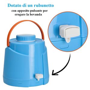 Dispensador de Agua Portátil de 5.6 Litros con Grifo y Asa para Uso en Exteriores - Product Image 4