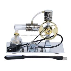 Modèle de moteur Stirling à air chaud, jouet d'expérimentation scientifique sur la physique de la vapeur et la science et technologie - Product Image 6