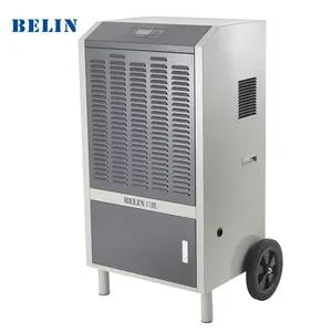 BELIN מותג BL-8156S 156L/D (270 ליטר/יום) קיבולת R410a קירור מדחס סוג גדול גלגל יד לדחוף תעשייתי מסיר לחות