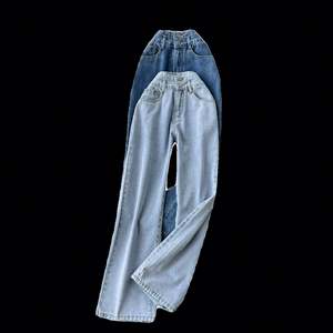 Jeans Largos Vintage de Primavera para Mujer, Pantalones de Mezclilla de Cintura Alta, Pantalones para Actividades al Aire Libre, Venta al Por Mayor - Product Image 4