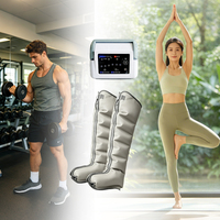 Bottes de massage à compression d'air OEM/EDM à 6 chambres avec 5 modes pour athlètes