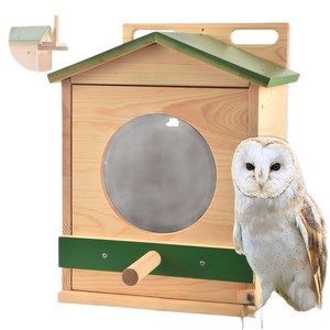 Cajas de Madera Grandes para Búhos, Caja de Anidación de Madera para Búhos en Exteriores, Kit de Cajas de Anidación de Madera para Pájaros - Product Image 5