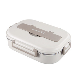 Stainless Steel Sealed Square <b>Lunch</b> <b>Box</b> Five Compartments <b>Insulated</b> For Workers Students - Product Image 5