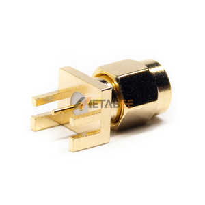 ขั้วต่อ SMA แบบตัวผู้ ชนิดเสียบตรง สำหรับติดตั้งบนแผงวงจรพิมพ์ (PCB) แบบบัดกรี - Product Image 4
