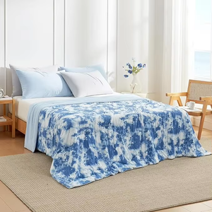 Cooling <strong>Blanket</strong> Twin Size Cooling <strong>Blankets</strong> for Hot Sleepers Ice Summer <strong>Blanket</strong> for Nights Sweats Blue Lightweight Sheet for Bed - Product Image 6