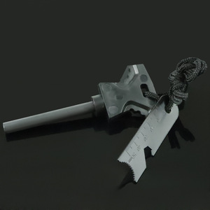 Bộ dụng cụ Khởi động lửa bằng đá lửa cầm tay với thanh hợp kim magiê và tay cầm bằng gỗ để cắm trại sinh tồn và an toàn ngoài trời - Product Image 2