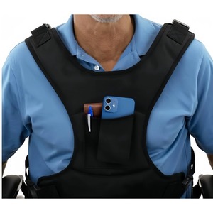 Adjustable Wheelchair <b>Back</b> Seat Fixing Belt Safety Front Cushion Harness Strap for the Elderly <b>Braces</b> for Patients Cares - Product Image 2