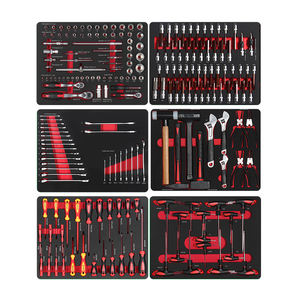 117PCS EVA Foam Garage <strong>Tool</strong> <strong>Sets</strong> Auto Repair Car Repair <strong>Tool</strong> <strong>Set</strong> Professional Vehicle Ratchet Wrench <strong>Socket</strong> <strong>Set</strong> Trolley Cabinet - Product Image 2