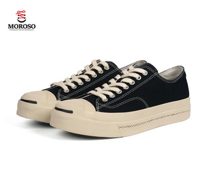 Top sang trọng thiết kế giản dị Giày chạy ren-up vải thời trang lưu hóa căn hộ cho mùa hè mùa thu giản dị đi bộ phong cách vải - Product Image 1