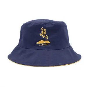 Chapeau de pêcheur à motif personnalisé, nouveau, usine, Logo imprimé, unisexe, pour l'été, pare-soleil, seau de pêcheur