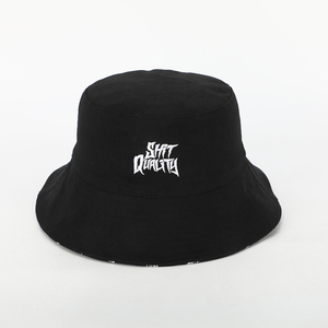 BSCI vente en gros personnalisé 100% coton réversible seau chapeau personnalisé broderie Logo impression Bob chapeau pour l'extérieur soleil utiliser des <span class=keywords><strong>deux</strong></span> côtés - Product Image 3