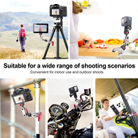 CAME-TV Super Clamp et 360 °   Kit de bras magique réglable pour appareil photo avec double rotule et support GoPro