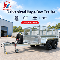 Remorque utilitaire en acier galvanisé sur mesure avec certification WMI DOT CE pour le transport agricole et commercial
