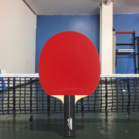 Batte de Tennis de Table BB03 Raquette en Caoutchouc Bois à Bord Collant Rétractable Raquette de Ping-Pong d'Usine Originale