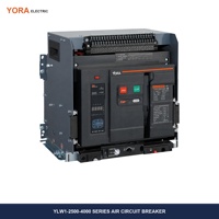 Disjoncteur à air YORA 800V 1140V ACB YLW1-4000 3200A Type fixe 65kA 80kA Protection contre les surtensions IC6.0 IEC60947-2 CQC 50Hz 60Hz