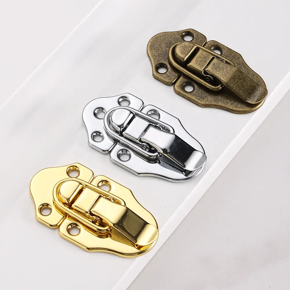 Simple style accessories suitcase pull latch Metal lock arts and crafts gift box Hardware lock bag hardware accessories lock