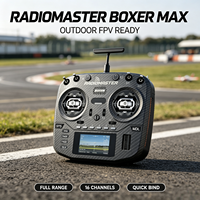 Radiomaster Boxer MAX Émetteur Open-Source Taille Standard AG01 Cardans Hall CNC en Plastique ELRS 2.4GHz 1W Radiocommande pour FPV