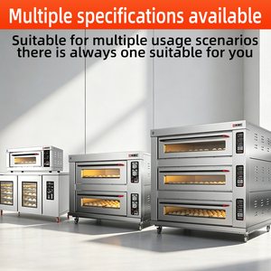 Macchina per Fare il Pane per Piccole Imprese, Forno Elettrico Commerciale a Piani 220V per Cottura di Pane e <span class=keywords><strong>Pizza</strong></span>, <span class=keywords><strong>Alta</strong></span> Produttività - Product Image 6