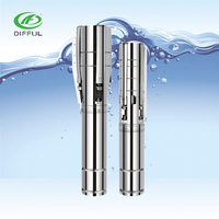 Pompe à eau solaire 5 hp Pompe solaire hybride ca/cc Grand débit de pompe à eau solaire