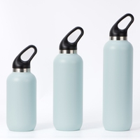 Bouteille isotherme portable pour l'extérieur, gourde de sport anti-fuite pour le fitness, les voyages et les activités quotidiennes en plein air