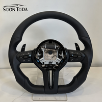 Volant sport en cuir noir pour BMW F10 F20 F22 F30 F31 F32 M2 F87 M3 F80 M4 F82 F85 F90 X5 F15 E70 E90 Accessoires de voiture