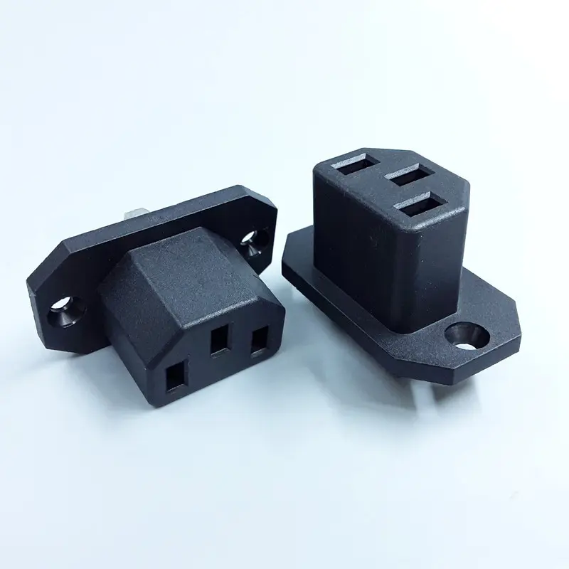 IEC electrical switch connectors Female plug AC power inlet industrial receptacle AC04