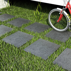 Đất sét lát gạch đá ngoài trời nhìn 2 cm vườn gốm sàn gạch Đen vườn bước gạch 60x60 - Product Image 4