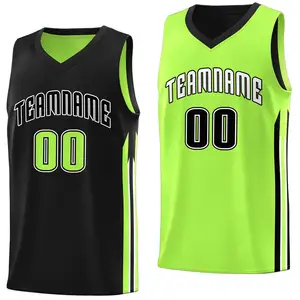 Kaus basket gaya anak perempuan muda kustom jersey seragam Universitas sublimasi cetak gradien jersey bola basket