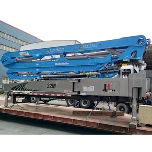 Pompe à béton JIUHE, structure supérieure de la pompe à béton, pompe à béton à flèche sans châssis de camion, pompe à béton à flèche de 33 m sans camion - Product Image 1