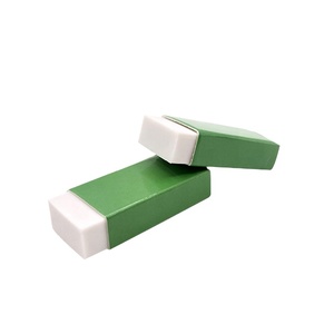 Gomme rectangulaire blanche en TPR écologique de haute qualité, personnalisable, pour fournitures de bureau et scolaires, vente en gros - Product Image 3