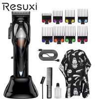 Tondeuse à cheveux professionnelle Resuxi 699, moteur vectoriel, lame DLC, moteur magnétique 10000 tr/min, tondeuse électrique pour barbier, 2500 mAh
