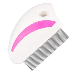 KingHon Manufacturer Pet Cleaning Removing Lice Long Needle Tick <b>Flea</b> Durable Stainless Steel <b>Flea</b> <b>Comb</b> - Product Image 5