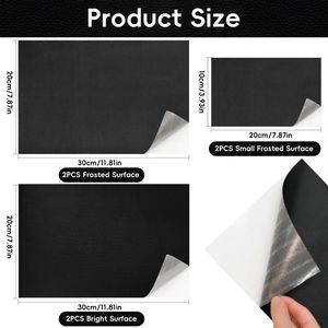 Pu Leather Repair Patch Self Adhesive 0.55mm Lychee Pattern For Sofa Chair Car Seat Bicycle Handbag Jacket - Product Image 3