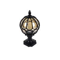 2022 européen classique de haute qualité extérieur décoratif solaire pilier lumière clôture poste lumière mur porte pour jardin Yardhts 3000k