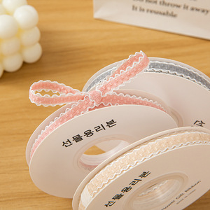 <span class=keywords><strong>Ruban</strong></span> en polyester JOYWOOD de 9 mm <span class=keywords><strong>à</strong></span> bord festonné, doux et féminin, pour barrettes, tresses, accessoires de mariage et d'anniversaire - Product Image 4