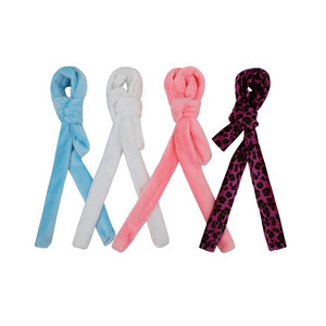 Attaches pour cheveux pour femmes, nœud en tissu, multifonction, décontracté, rose, bleu, blanc, imprimé léopard - Product Image 5