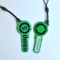 Portachiavi Personalizzati in PVC, Mini RFID NFC T5577 213 215 216 13.56MHz, Impermeabili, per Controllo Accessi Hotel e Pagamenti