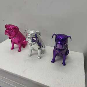 Estatua Moderna de Perro de Aluminio para Decoración de Mesa, Escultura de Animal de Metal de Lujo, Decoración Contemporánea para el Hogar, Sala de Estar, Oficina, Escritorio - Product Image 2
